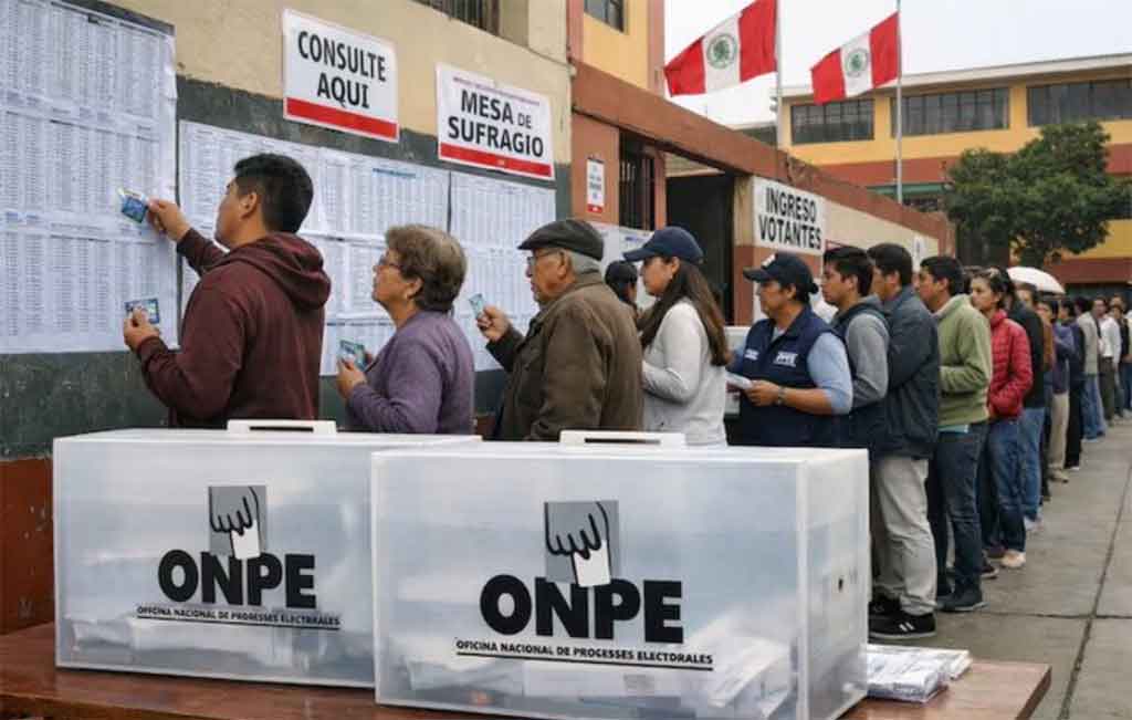 Elección presidencial avanza este domingo en Perú