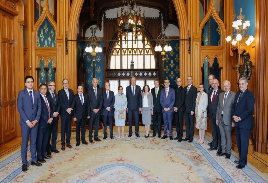 Lavrov se reunió con diplomáticos de Latonoamérica y el Caribe