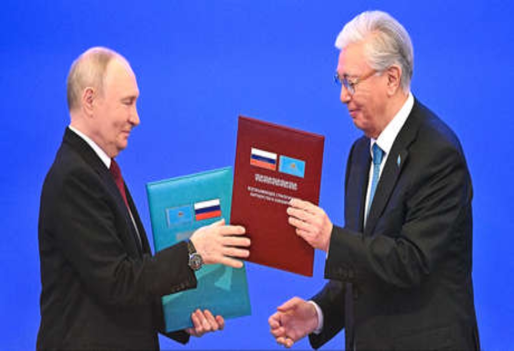 ¿Qué contiene la declaración conjunta entre Rusia y Kazajistán?
