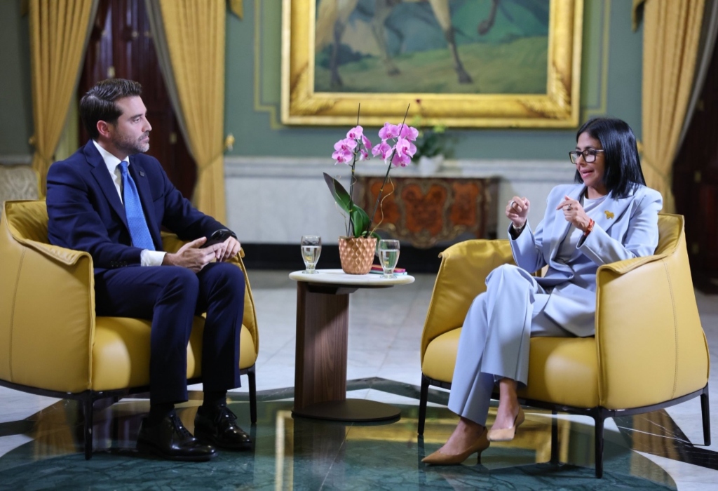 ¿Qué dijo Delcy Rodríguez sobre relaciones con EEUU?