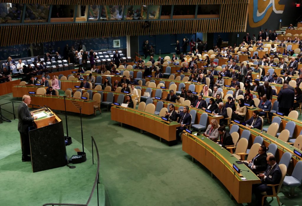 Erdogan en la ONU: «Gaza es el campo de concentración más inhumano y vergonzoso»